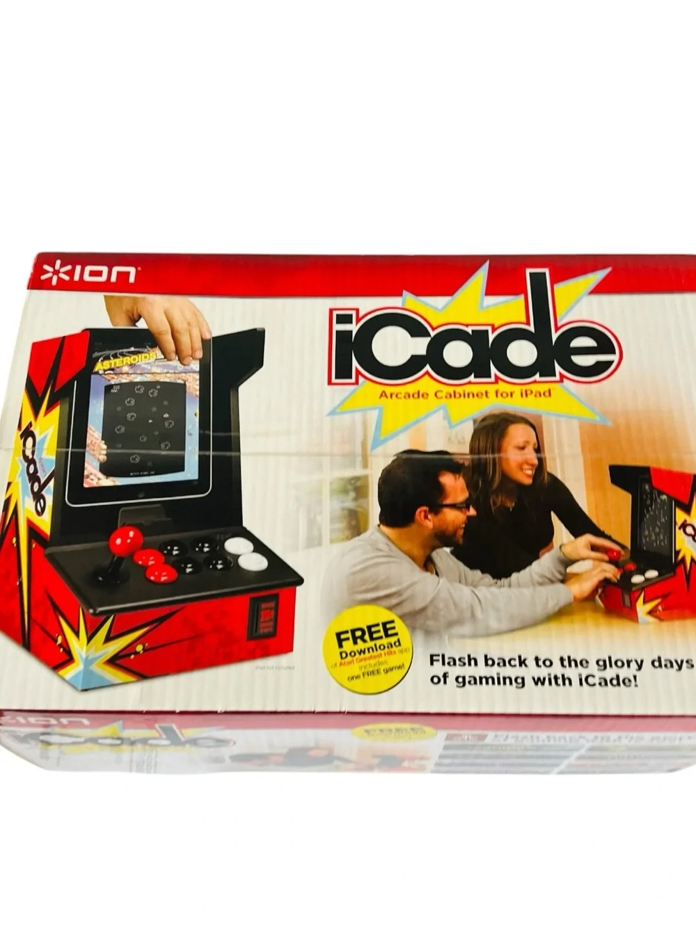 Atari Ion iCade Arcade Video Gaming System Cabinet For iPad New In Box